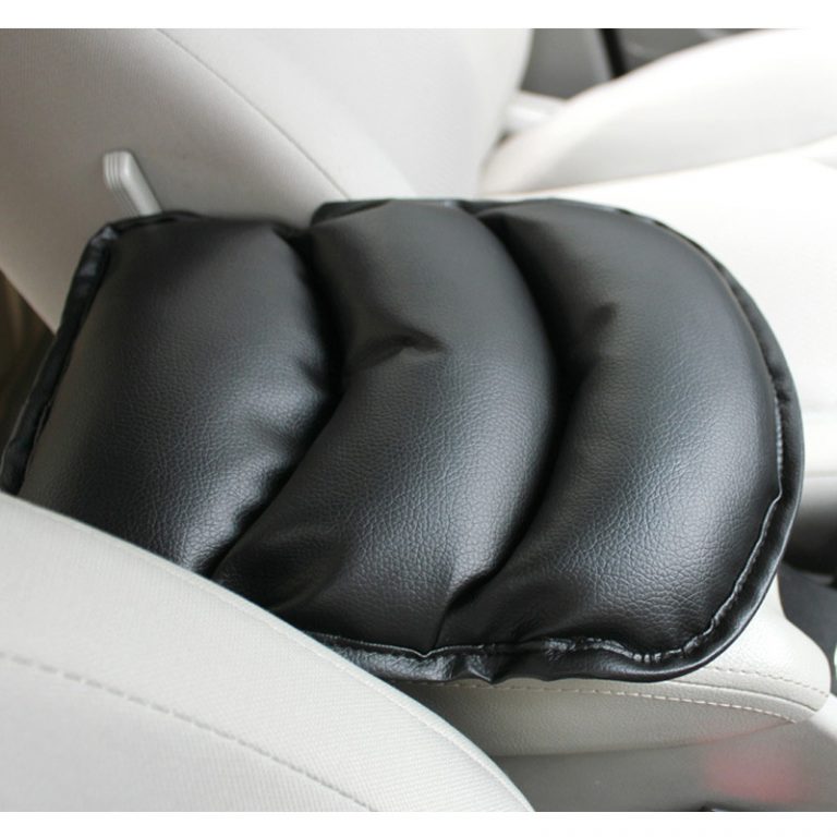 PVC Leather Car Armrest Pad Memory Foam Universal Auto Armrests Covers
