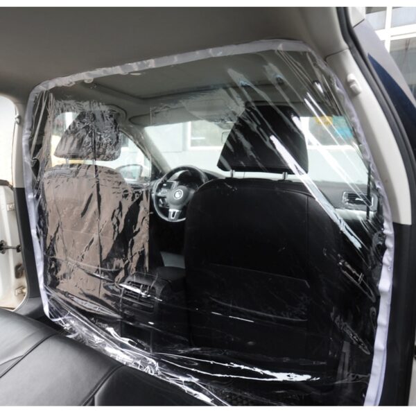 Car Taxi Isolation Film Plastic Anti-Fog Full Surround Protection Cover Cab Front Rear PVC Film To Block The Spread Of Saliva
