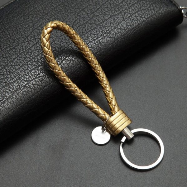 Multipurpose Car Key Chain For Motorcycles Scooters And Cars Key Fobs Leather Rope Firm Key Ring Leather Car Key Chain