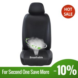 AUTOYOUTH Ice Silk Breathable Small Waistline Car Seat Cushion Protect Automobile interior Summer Seat Cover Fit Most Cars