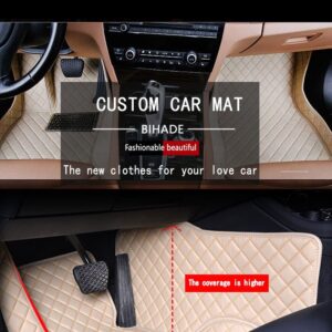 Custom make red wine car floor mats for ford focus 2 mazda 3 bk nissan sunny bmw serie 3 3008 peugeot 2010