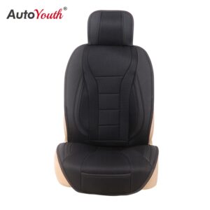 AUTOYOUTH 1PCS Car Seat Cushion PU Leather Covers Auto Cars Covers Protector Car Seat Cars Universal Protector Protector Auto