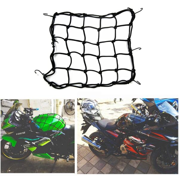 Strong Motorcycle Helmet Luggage storage organizer Net