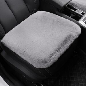 AUTOYOUTH Rex Rabbit Fur Cushion Winter Plush Cushion No Backrest Single Piece Wool Car Seat Winter Wool 1 Piece