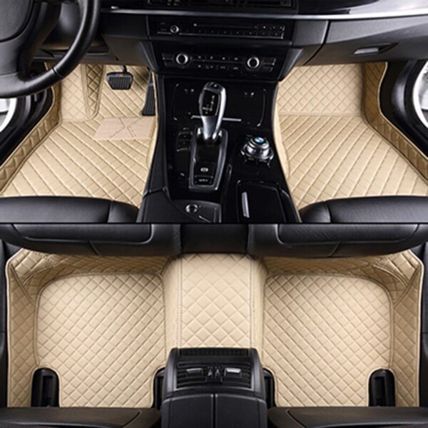 Custom Make Car Floor Mats Beige for Audi A5 Honda Civic 2006 2011 Prado 120 Camry 40