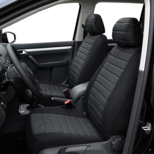 Gray Front Car Seat Covers Car Interior
