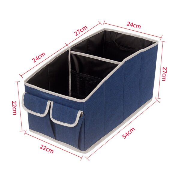 AUTOYOUTH Storage Box 600D Oxford Cloth Car Storage Box Luggage Foldable Multifunctional Storage Bag Cargo Container Bag