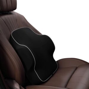 1 PCS Memory Foam Lumbar Support Back Cushion Ergonomic Pillow Relieves Sciatica Pain Full Posture Corrector for Car