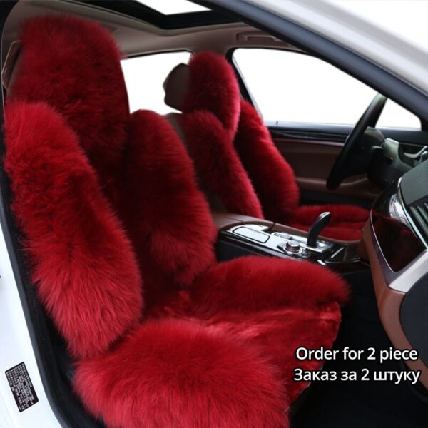 Car Seat Cover Plush Fur Car Interior Accessories Cushion Styling Universal Warm Car Seat Cover Interior Accessories