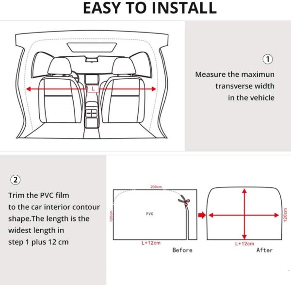 Car Taxi Isolation Film Plastic Anti-Fog Full Surround Protective Cover Net Cab Front and Rear Row PVC Film For car Cockpit