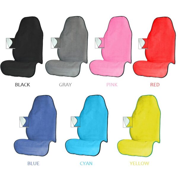 AUTOYOUTH Pink Towel Seat Cushion Universal Fit Car Seat Protector Pet Mat Dog Car Seat Cover