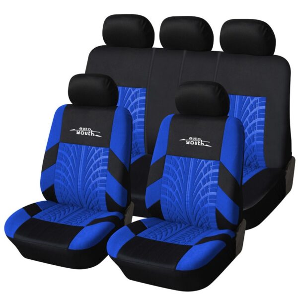 AUTOYOUTH Fashion Tire Track Detail Style Universal Car Seat Covers Fits Most Brand Vehicle Seat Cover Car Seat Protector 4color