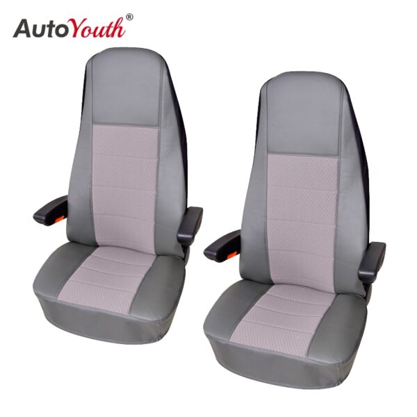 AUTOYOUTH New Truck Car Seat Cover High Quality Jacquard And PU Material Breathable Car Seat Compatible With Most Car Seats