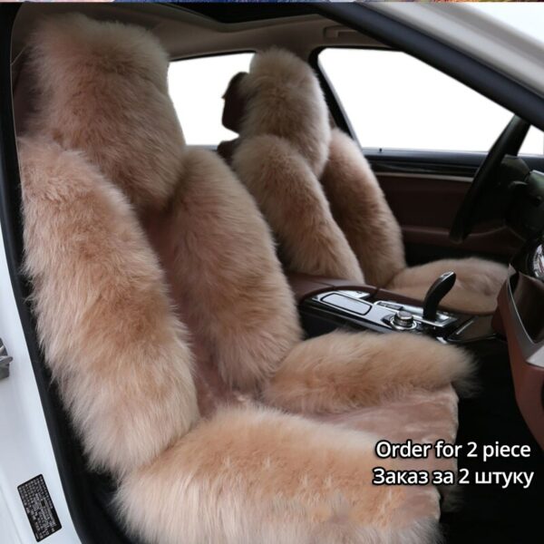 Car Seat Cover Plush Fur Car Interior Accessories Cushion Styling Universal Warm Car Seat Cover Interior Accessories