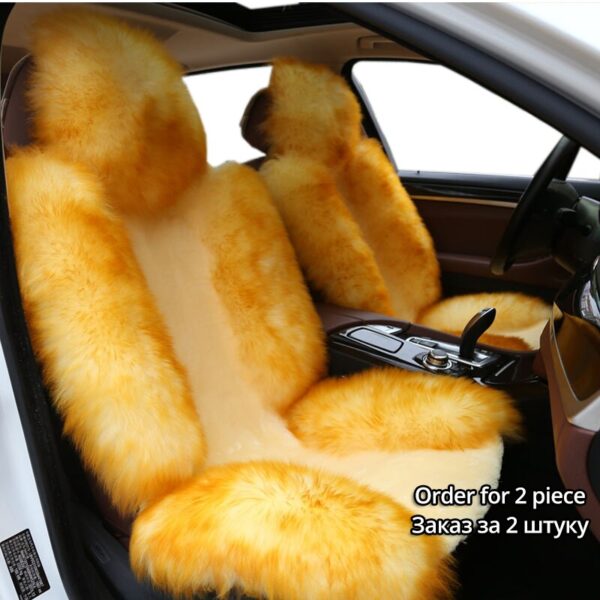 New Style Car Wool Cushion To Keep Warm In Winter Furry Cushion Universal Artificial Plush Car Seat Cover Interior Accessories