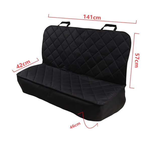 AUTOYOUTH Dog Nonslip Back Seat Cover with Anchors and Adjustable Pet Dog Car Seat Belt