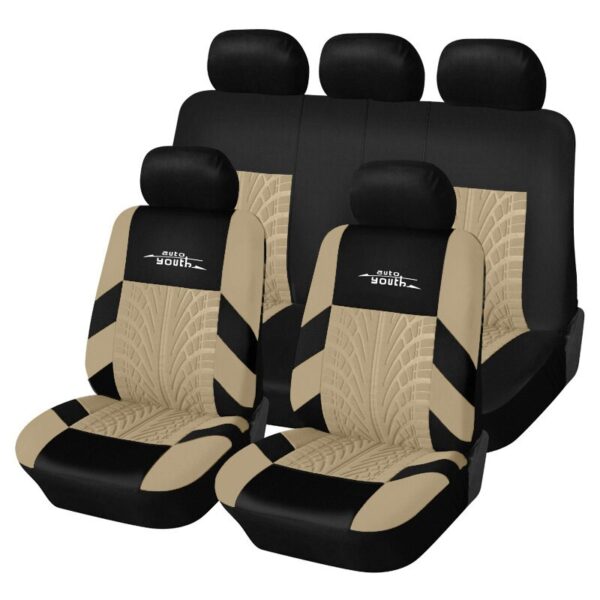 Car Seat Covers Red Russian Shipping Full Set