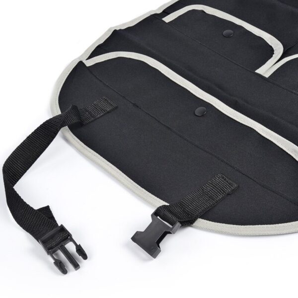 AUTOYOUTH Car Seat Back Organizer Multi-Pocket Travel Storage Bag, Kids Toy Storage, Back Seat Protector / Kick Mat