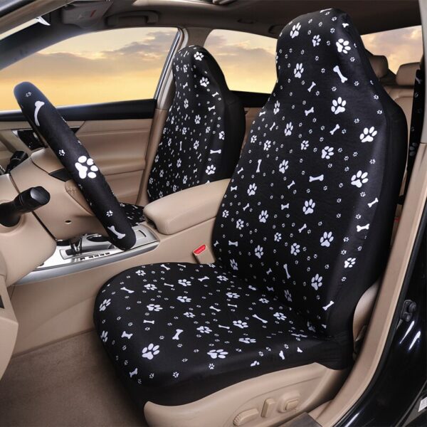 AUTOYOUTH Car Seat Covers Front Seats Unique shape Printing Bucket Seat Cover Protectors Universal Fit Most Cars