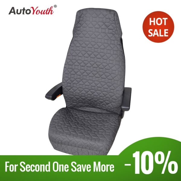 AOTOYOUTH Texture Pattern Car Seat Cushion Soft And Comfortable Fabric Car Seat Protection Seat Car Interior