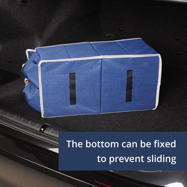 AUTOYOUTH Storage Box 600D Oxford Cloth Car Storage Box Luggage Foldable Multifunctional Storage Bag Cargo Container Bag