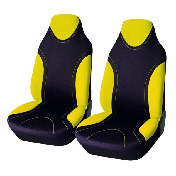 AUTOYOUTH Sports Style High Back Bucket Car Seat Cover 2PCS Fits Most Auto Interior Accessories Seat Covers 5 Colours