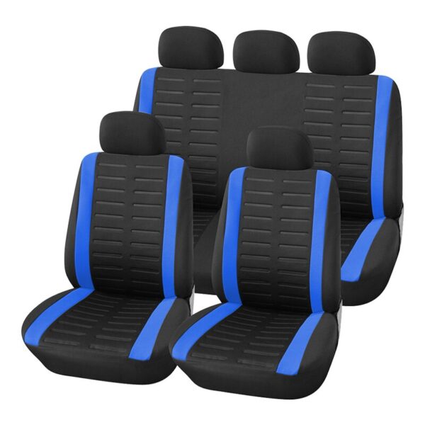 AUTOYOUTH 9PCS Full Set Of Universal Car Seat Cover 4 Colors Optional Car Seat Cover