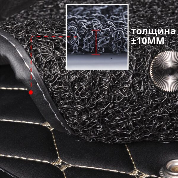 Custom 3D Car Foot Mats Luxury Leather Floor Mat for Peugeot 308 Sw Ford Focus 3 for Bmw X5 E53 for Ord Ranger