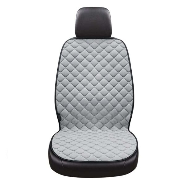 AUTOYOUTH 12V Car Heated Seat Covers Universal Winter Car Seat Covers Gray For bmw e60 For passat b3