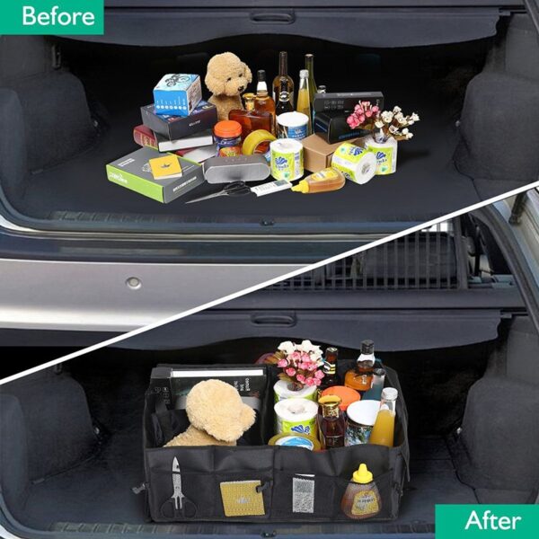 Car Trunk Organizer Eco-Friendly Super Strong & Durable Collapsible Cargo Storage Box For Auto Trucks SUV Trunk Box / Box