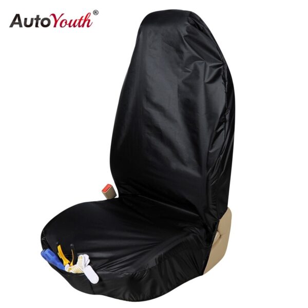 AUTOYOUTH New Oxford cloth Front Seat Cover Universal Fit for Toyota Honda kia ford nissan Seat Covers Car Seat Protector Black