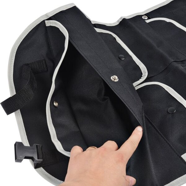 AUTOYOUTH Car Seat Back Organizer Multi-Pocket Travel Storage Bag, Kids Toy Storage, Back Seat Protector / Kick Mat