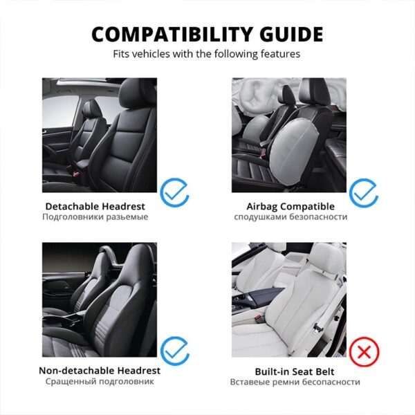 New 4 colors Bucket Universal Car Seat Covers fit For Auto Vehicle Truck SUV Interior Seat Decoration Covers Accessories