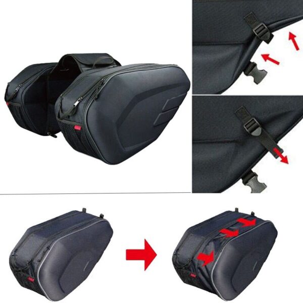 Motorcycle Universal Waterproof Helmet Bag Saddle Bag Rear Seat Bag Travel Bag Luggage Bag