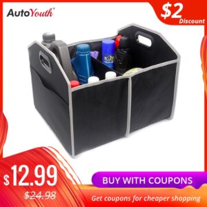 AUTOYOUTH New Car Storage Box luggage Box Oxford Cloth Pocket Car Storage Finishing Internal Parts Auto Parts Interior