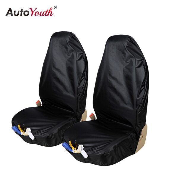 AUTOYOUTH Front Seat Cover Oxford Cloth Waterproof Seat Covers Car Seat Protector Interior Accessories Blue Pet Seat Cover