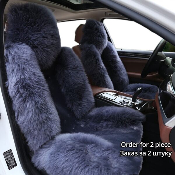 New Style Car Wool Cushion To Keep Warm In Winter Furry Cushion Universal Artificial Plush Car Seat Cover Interior Accessories