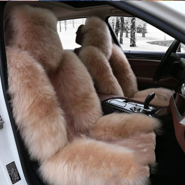 Car Seat Cover Plush Fur Car Interior Accessories Cushion Styling Universal Warm Car Seat Cover Interior Accessories