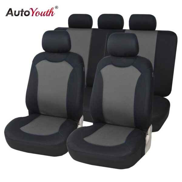 AUTOYOUTH New Car Seat Cover Jacquard Fabric 3 colors Universal Seat Covers Car Seat Protector Interior Accessories Car Styling