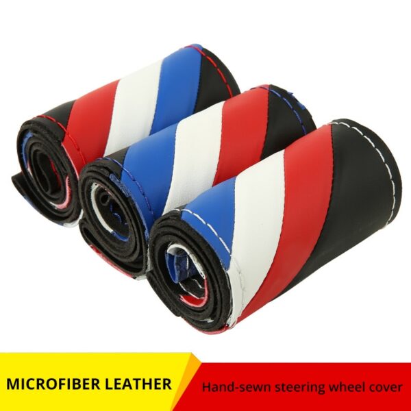 2020 New Steering Wheel Covers 3 Colors Soft Leather Fashion The Steering Wheel Cover Of Car Interior Accessories