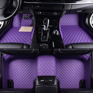 Custom Make Car Floor Mats Purple for Bmw E39 for Haval F7 for Polo Sedan for Citroen C5