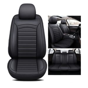 Car Seat Cushion Leather Car Seat Cover Full Set for Funda Asiento Coche for Toyota Corolla Camry Rav4 Auris Prius Yalis Avensis