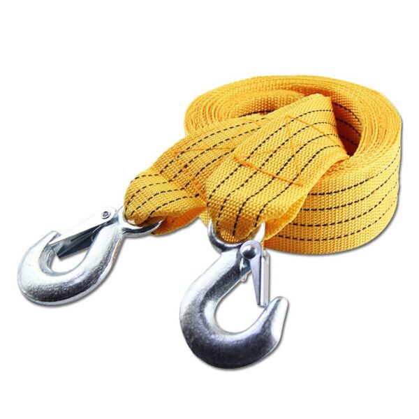 5m Heavy Duty Tow Strap with Safety Hooks 10,000 LB Capacity | Polyester Nylon Car Tie Down Strap Ratchet Strap