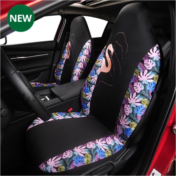2PCS Car Seat Covers Car Bucket Seat Covers with Goose Print for Funda Asiento Coche for Peugeot 206 for Audi A3 8p