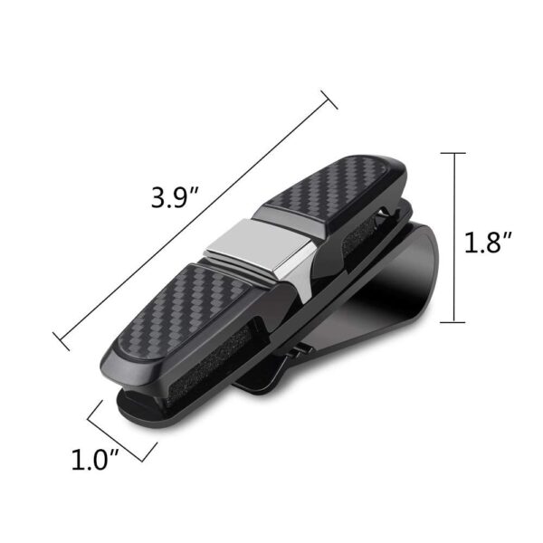1PCS Car Accessories ABS Sunglasses Clip Car Holder For Car Sun Visor, Sunglasses Eyeglasses Mount with Ticket Card Clip Rose