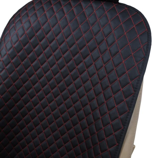 AUTOYOUTH Car Seat Cushion 1 PCS Universal Four Seasons PU Leather Car Interior Seat Cover Pad Mat Waterproof Suit for most cars