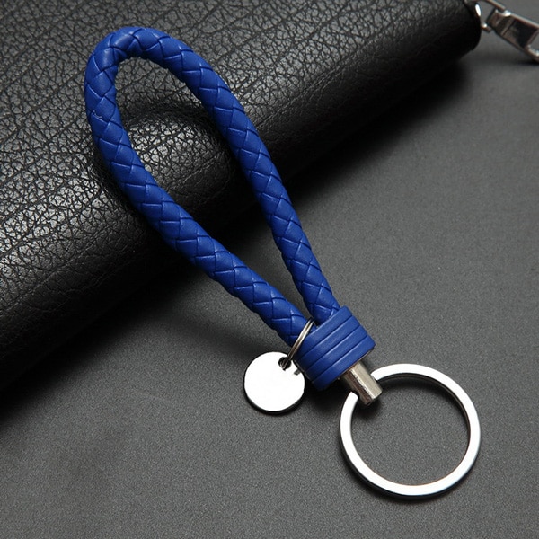 Multipurpose Car Key Chain For Motorcycles Scooters And Cars Key Fobs Leather Rope Firm Key Ring Leather Car Key Chain