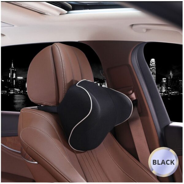 New Protective headrest Neck Pillow Comfortable Space Memory Cotton Padding Relax Neck Muscles Fit For Most Cars