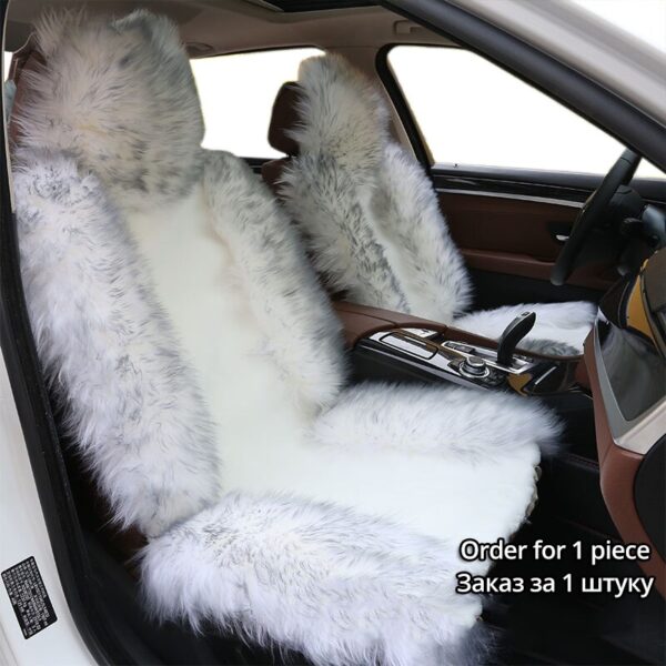 New Style Car Wool Cushion To Keep Warm In Winter Furry Cushion Universal Artificial Plush Car Seat Cover Interior Accessories