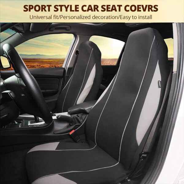 New 4 colors Bucket Universal Car Seat Covers fit For Auto Vehicle Truck SUV Interior Seat Decoration Covers Accessories